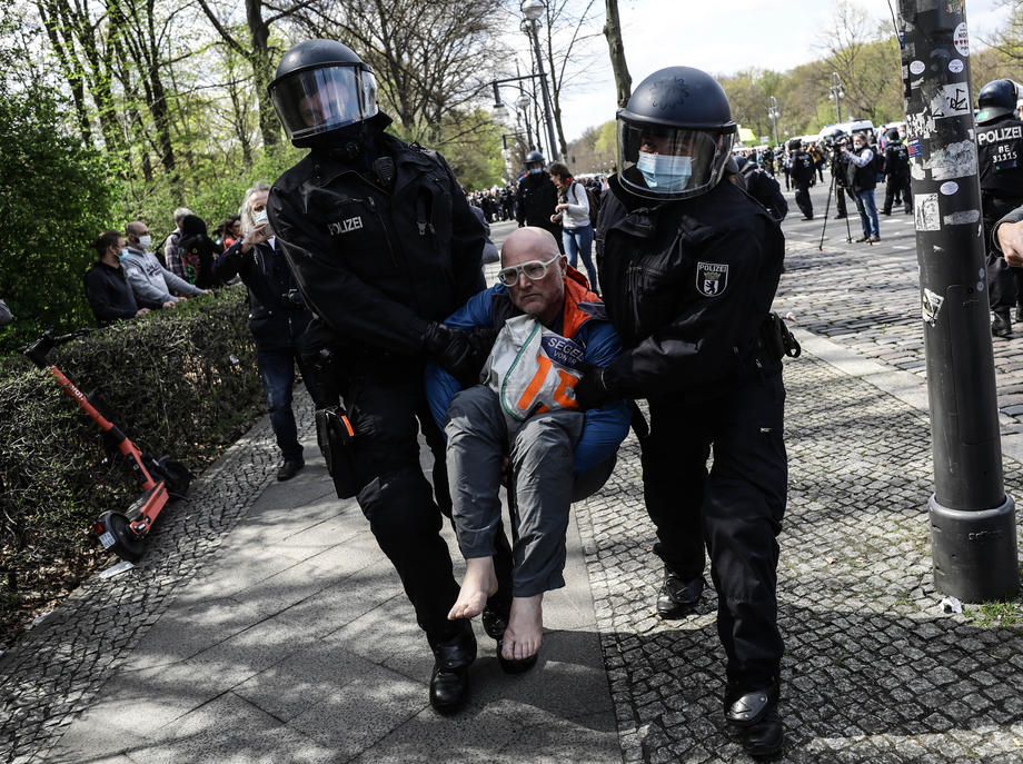 At least 150 Protesters arrested in Germany IHA News