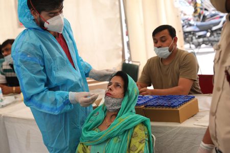 India sets daily record of 200,739 new COVID-19 cases