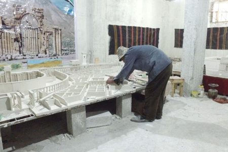 Syrian man makes Palmira city’s model to immortalize the ancient city