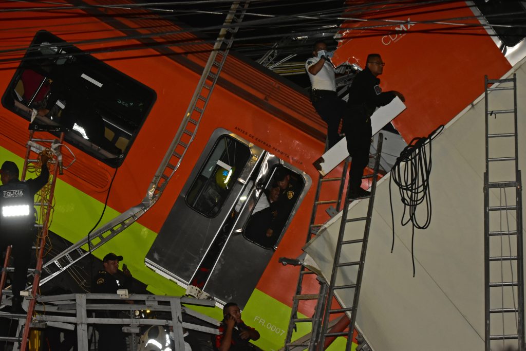 At least 15 dead, scores injured as Metro overpass collapses in Mexico City