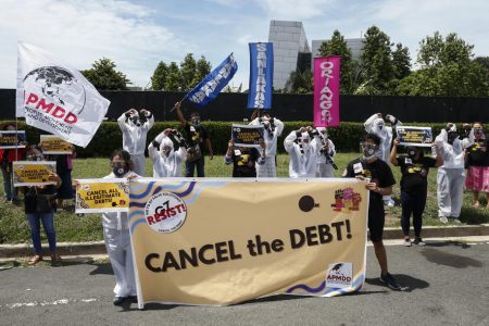 Protests In Philippines Amid G7 Summit In Britain
