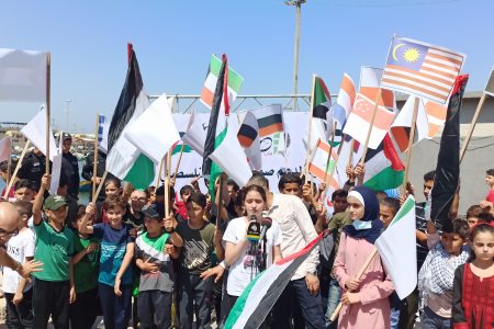 children from gaza send peace messages to world
