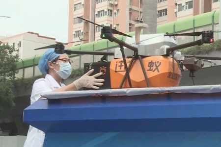 China’s medical firm uses drone to deliver biological samples