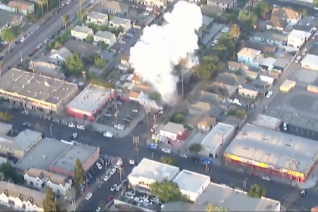 explosion occurs during raid of illegal fireworks in US
