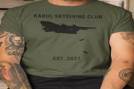 t-shirts portraying afghans falling from us plane being sold online