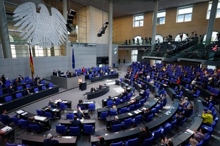 bundestag holds its last session before general elections in germany