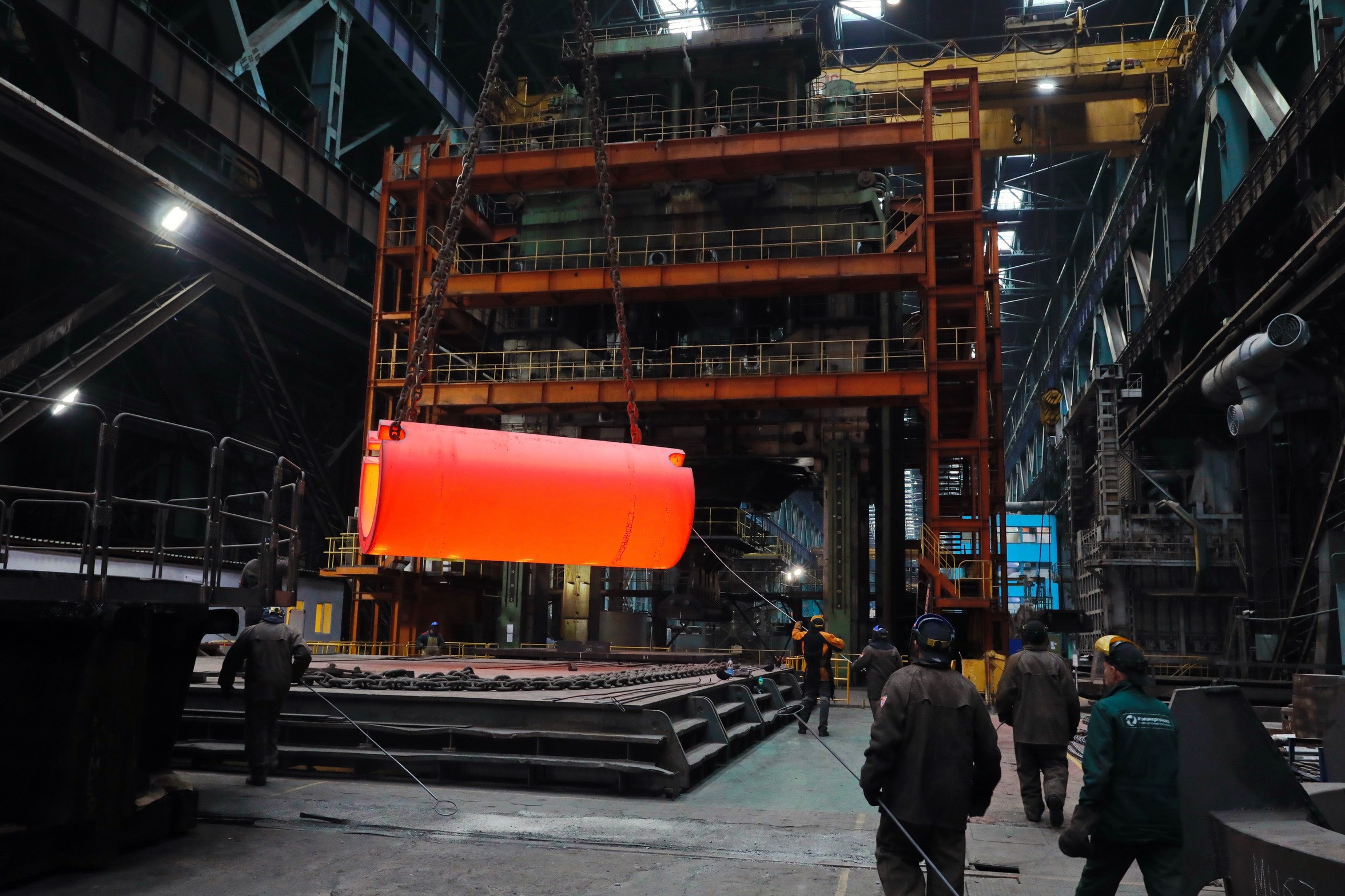 Reactor Base Raw part of reactor base at Turkish Akkuyu NPP made in Russia - IHA News