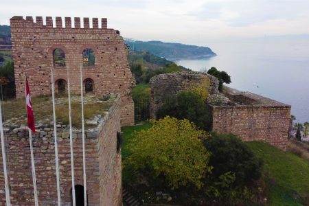 byzantium castle in Turkey’s kocaeli remains preserved for centuries