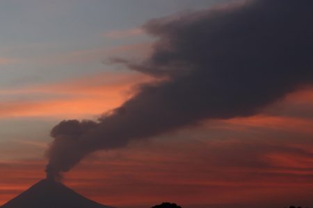 mexico volcano popocatepetl spews ash and smoke