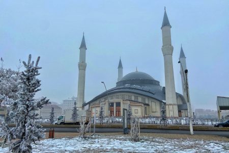Dazzling winter landscapes appeared in Ağrı city
