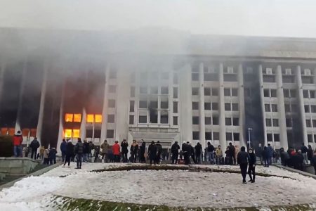 12 law enforcement officers died in Kazakhstan fuel protests