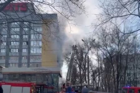 Fire broke out at ATB-Market’s headquarters in Ukraine