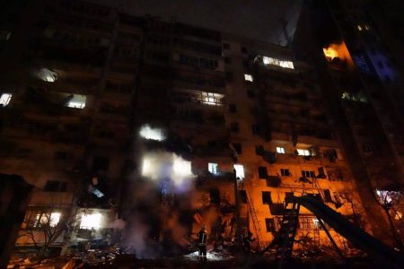 Russian missile strikes reported in kyiv