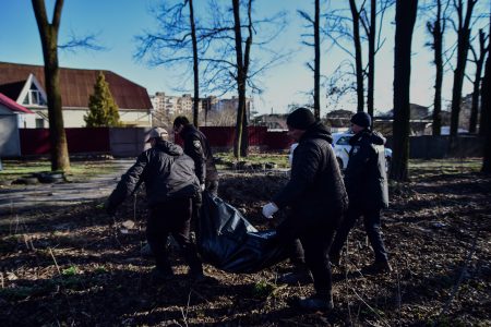 Houses filled with dead bodies in Bucha