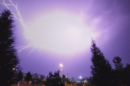 stunning lightning scenes from Turkey