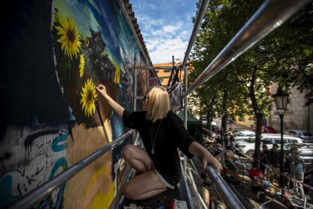 Czech’s Lennon Wall repainted by various Artists