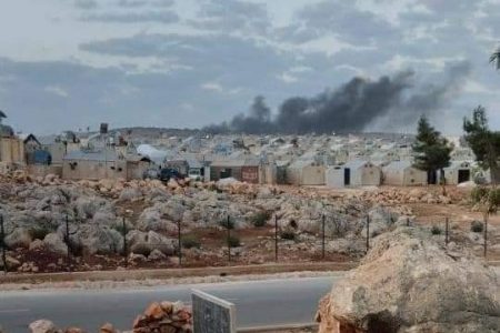 Attack on Syrian refugee camp kills 6, injures 17