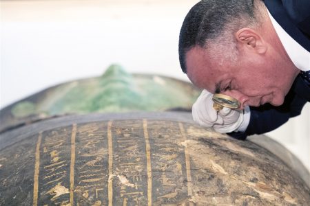Sarcophagus in Houston Museum returns to Egypt
