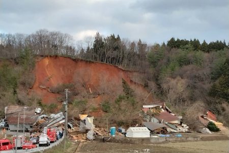 Landslide buries 10 houses, leaves 2 injured, 2 missing in Japan’s Tsuruoka