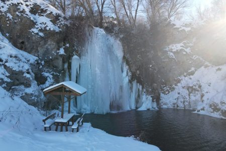 Postcard-like scenes at Sırakayalar waterfall