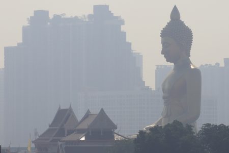 air quality statistics reveal risky levels in bangkok, thailand