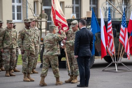 First permanent US military garrison in Poland opens