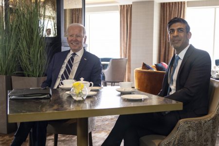 Us and UK leaders met for 25th anniv of Good Friday Agreement