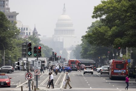 Canadian wildfires polluted air in washington DC