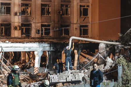 at least 9 injured after russian missile attack on ukraine’s dnipro