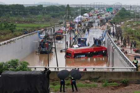 Floods and landslides kills 37 in South Korea