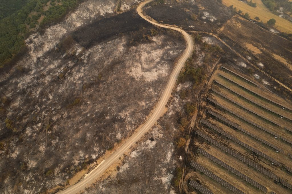 Wildfire in Alexandroupolis