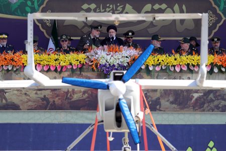 Iran Unveils New Kamikaze Drone at Tehran Parade