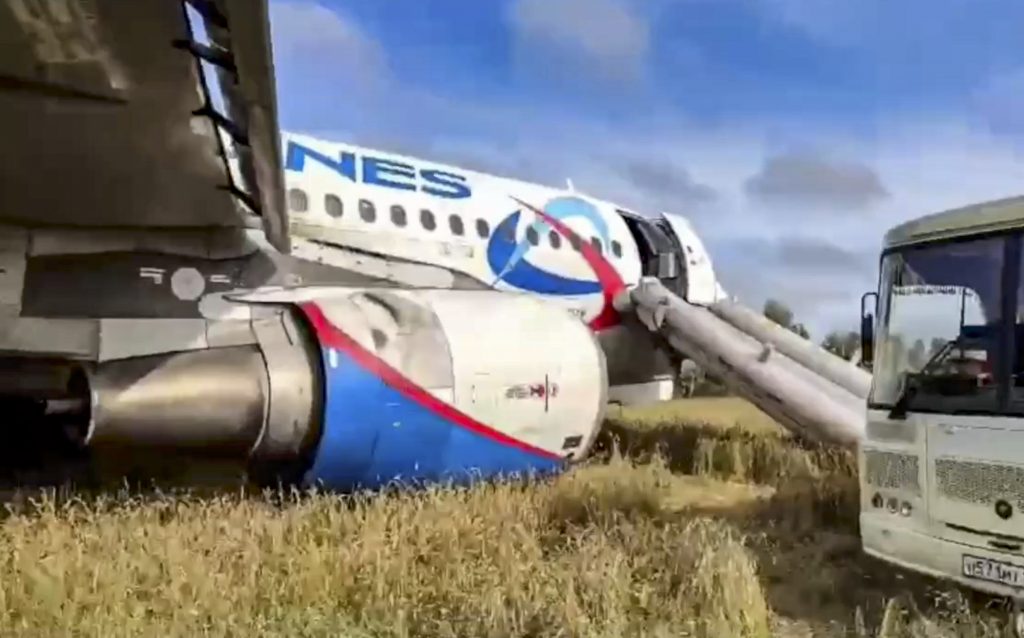 Russian Ural Airlines Airbus A320 plane makes emergency landing in Novosibirsk region