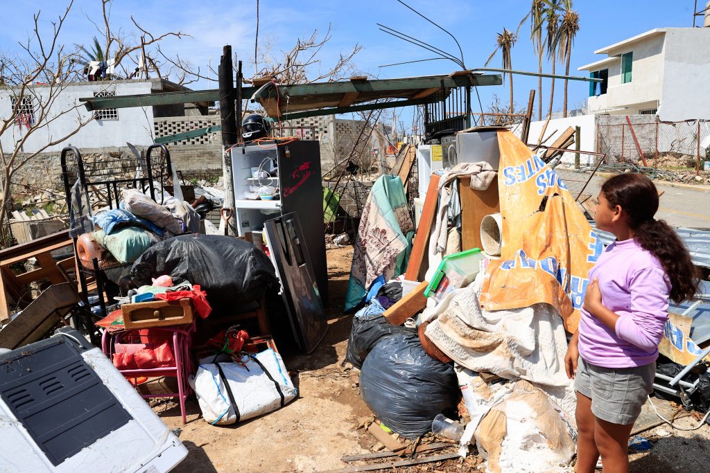 Acapulco aftermath of Hurricane Otis