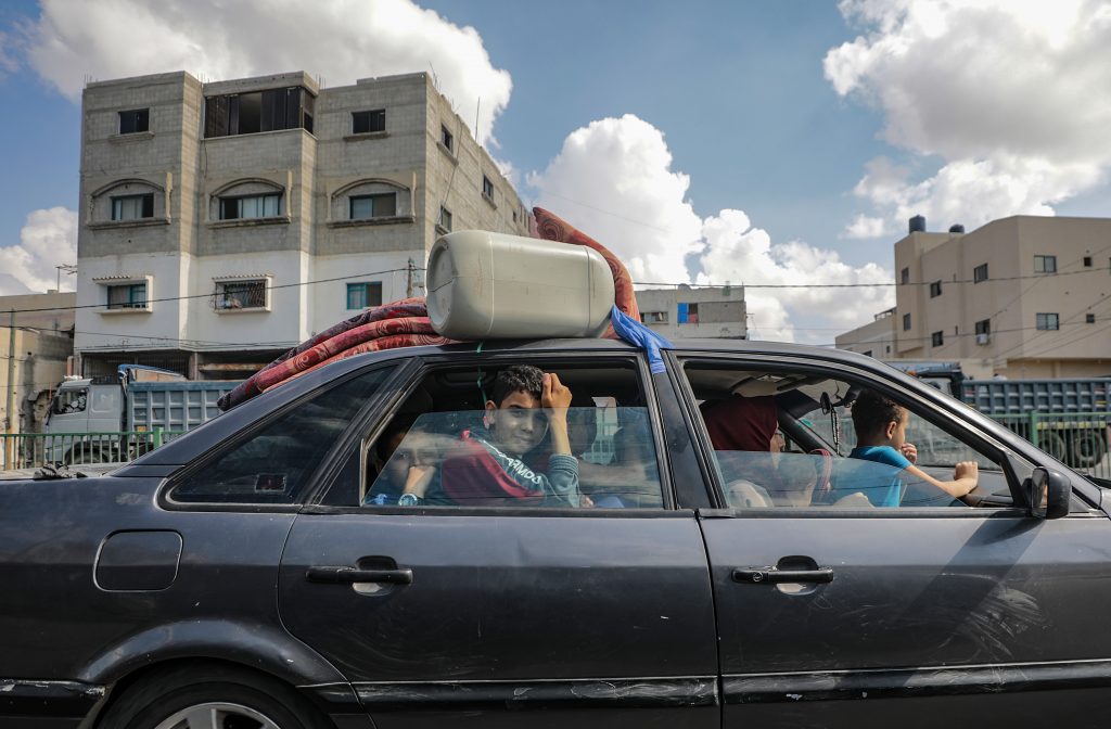 Residents of Gaza City continue to evacuate