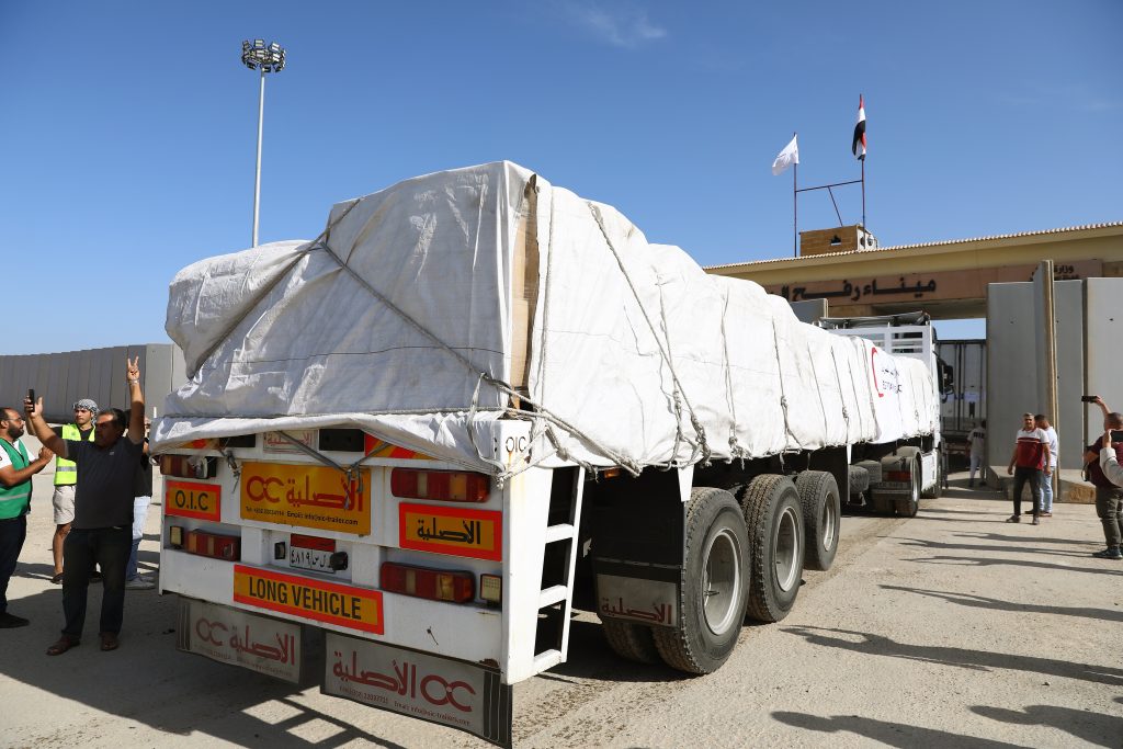 Rafah border crossing opens for aid delivery to Gaza