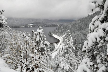 Türkiye’s Abant Lake National Park Blanketed in Snow