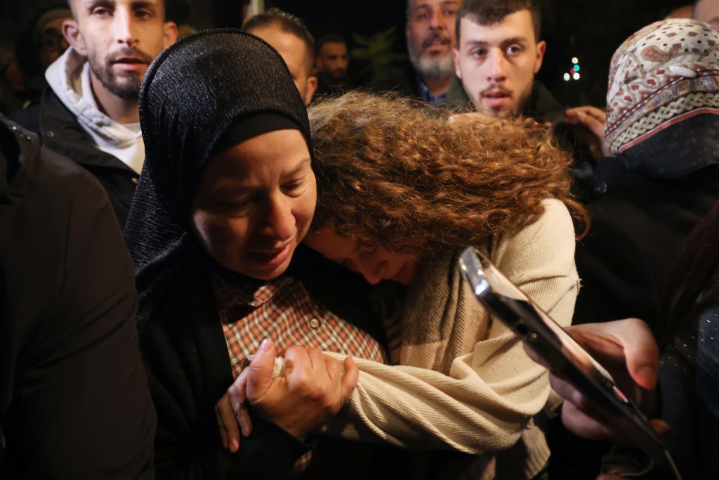 Palestinian activist Ahed Tamimi released from Israeli prison