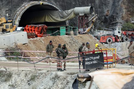Rescue Operation Continues for Workers Trapped After Tunnel Collapse
