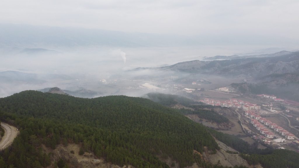 MUDURNU SİSLE KAPLANDI