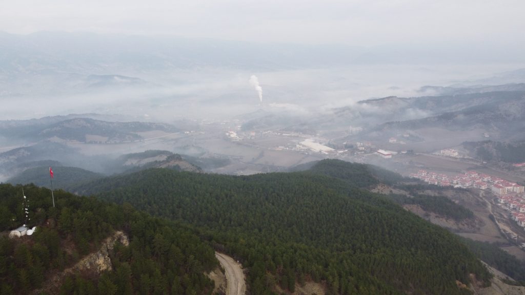 MUDURNU SİSLE KAPLANDI