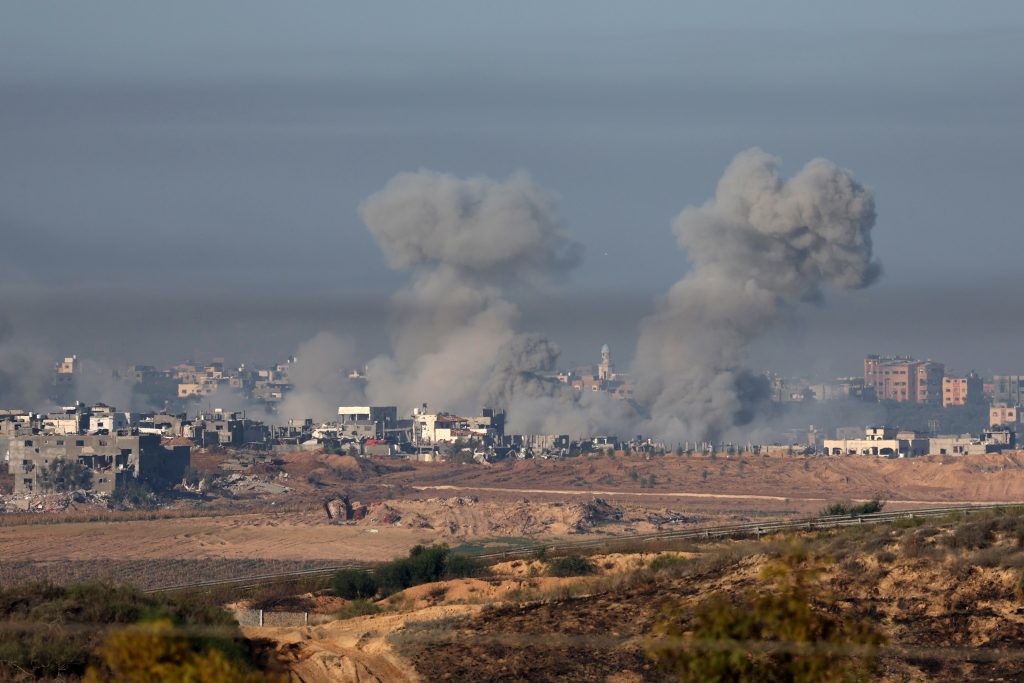 Israeli forces continue military strikes on Gaza