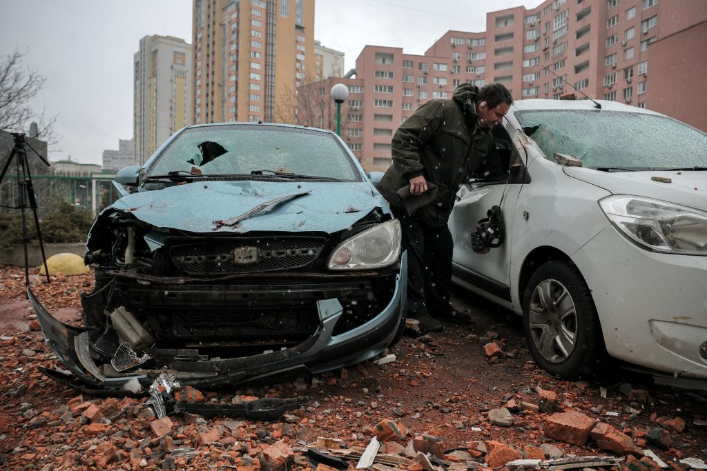 At least two injured in Russian drone attack on residential building in Kyiv