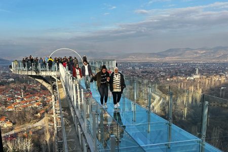 Stunning Glass Observation Deck in Isparta