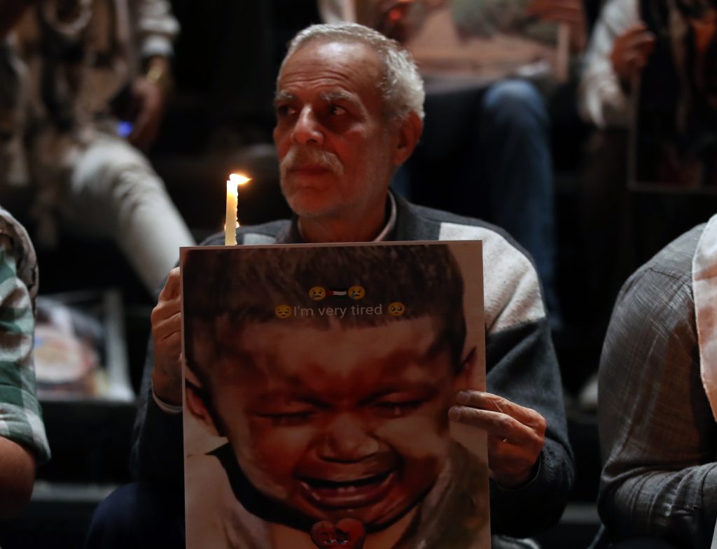 Pro-Palestinian protest in Cairo