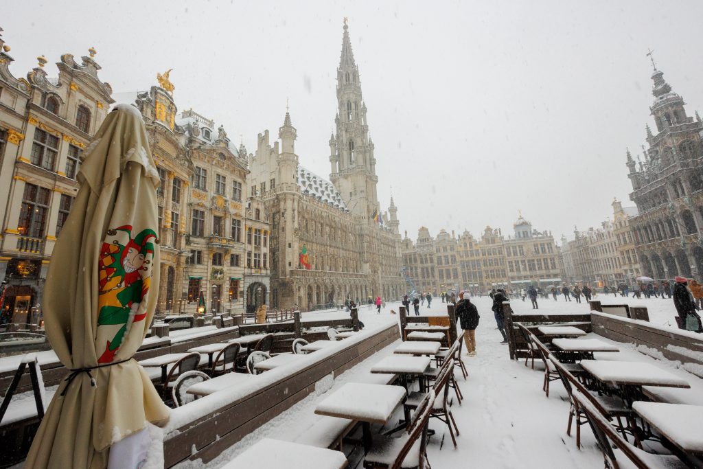 Open-air exhibition 'Le Chat Deambule' in Brussels