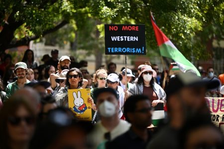 Rally Staged in Australia for Gazans on Global Day of Action