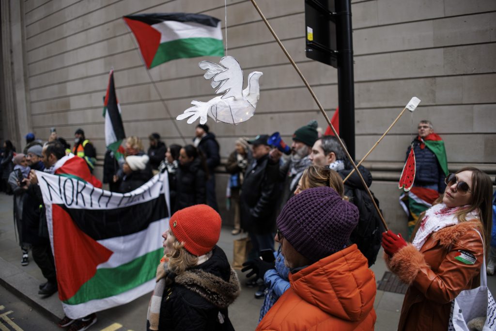 National March for Palestine in central London