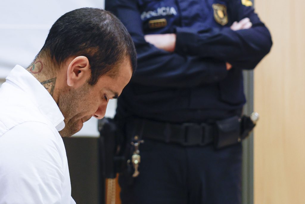 Court finds Dani Alves guilty of sexual assault, sentences to 4.5 years in prison