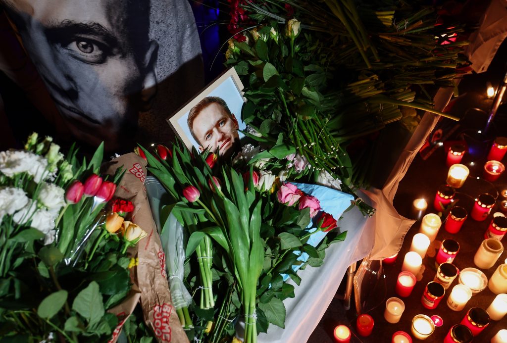 Rally in Munich after Alexey Navalny's death